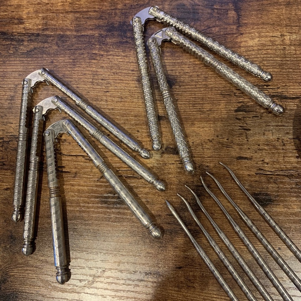 Vintage Antique 1940’s HMQ Nutcracker & Picks set